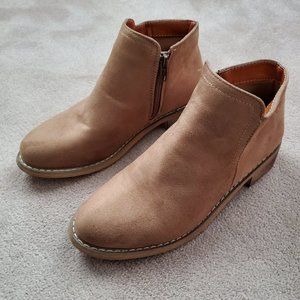Brown Suede Ankle Boots